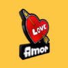 Candeeiro Amor com luzes led RGB Bluetooth - 3D - Image 2