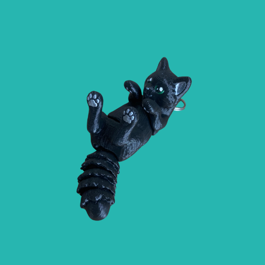 Porta-chaves gato articulado_3D_Made for You