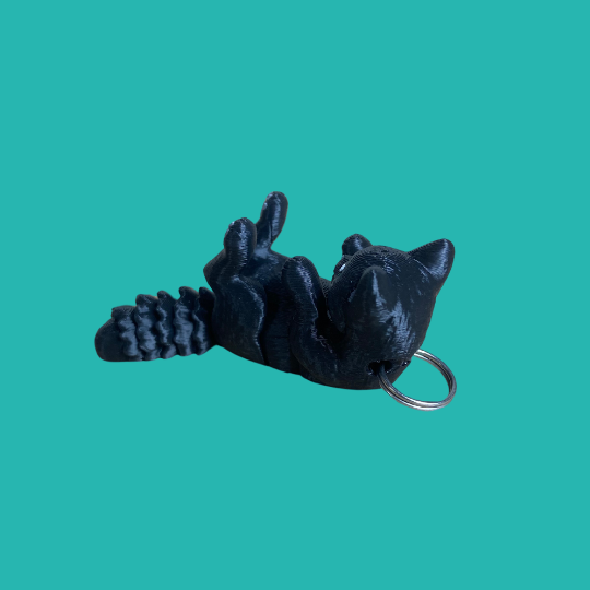 Porta-chaves gato articulado - 3D - Image 3